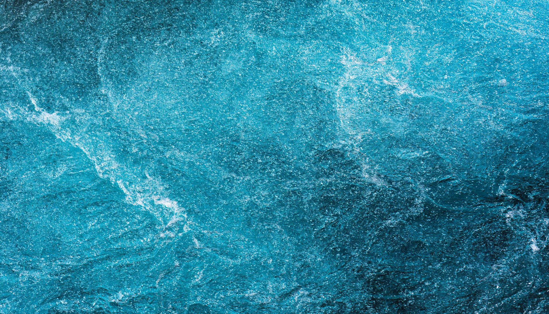 Wasser mit Luftblasen