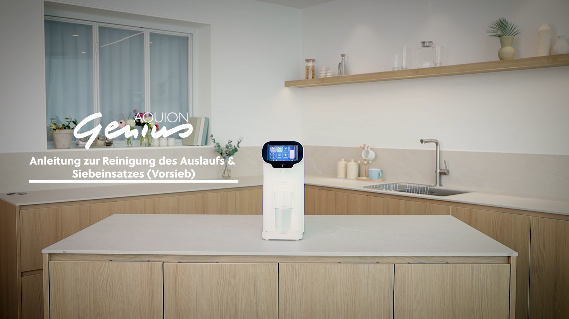 Video - Auslauf und Vorsieb bei einem AQUION GENIUS reinigen