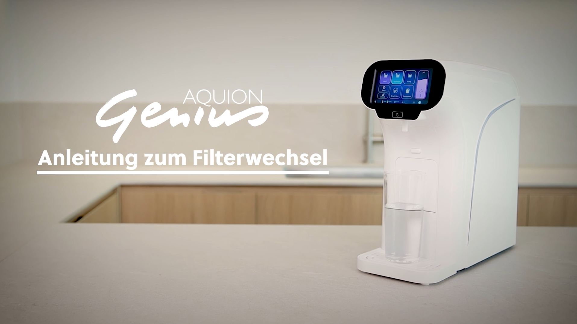 Video - Filter bei einem AQUION GENIUS tauschen